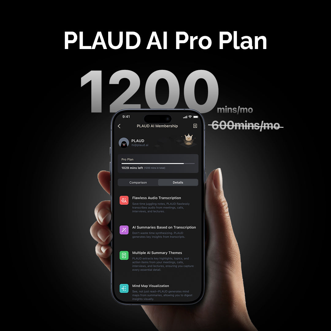 PLAUD AI Pro Plan